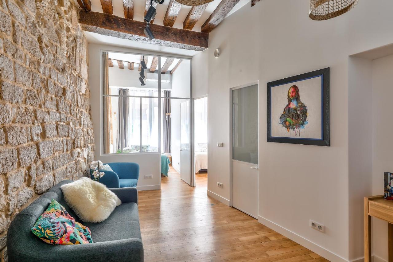 New Stunning 4 Bdrs Apt, With Ac - Le Marais Paris Extérieur photo